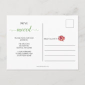 移動素朴した多肉性のサボテン 案内ポストカード (裏面)