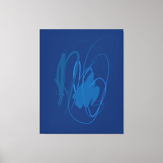 移動線ストレッチキャンバス印刷 キャンバスプリント (正面)