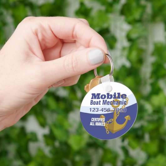 移動艇整備士 キーホルダー (手)