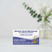 移動艇整備士 名刺 (スタンド正面)