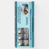 移動車カスタマイズ車用ヘッドライト洗浄 横断幕 (縦)