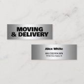 移動輸送 スキニー名刺 (正面/裏面)
