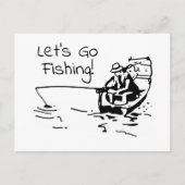 移動魚釣り日 ポストカード (正面)