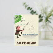 移動魚釣り。 ポストカード (スタンド正面)