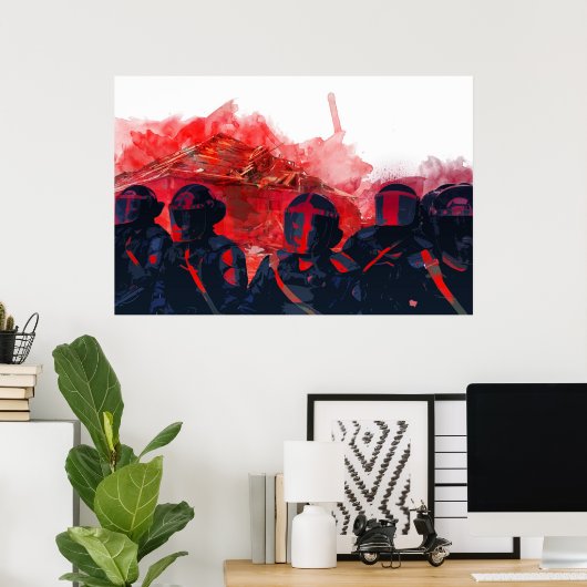 移動 ポスター (ホームオフィス)