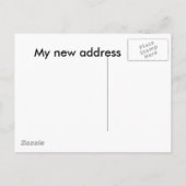 移動、メモのみ… 案内ポストカード (裏面)