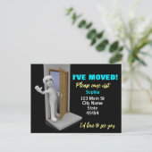 移動、写真カスタムカード、移動、写真 ポストカード (スタンド正面)