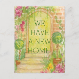 移動 – 新しいホームのお知らせ 案内ポストカード