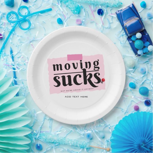 移最低動!お別モダンれおもしろいの別れプレゼント ペーパープレート (パーティー)