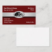 移最高の動・保管トラック輸送サービス 名刺 (正面/裏面)