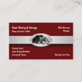 移最高の動・保管トラック輸送サービス 名刺 (正面)