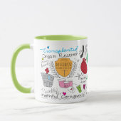 移植お洒落臓器提供者 マグカップ (左)