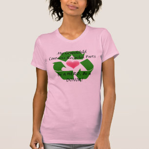 移植の受け手の誇り高い祖父母 Tシャツ