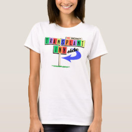 移植イン(サイド)レトロモーテル標識 Tシャツ