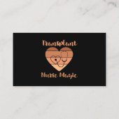 移植ナース魔法腎肺手術器D 名刺 (裏面)