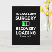 移植手術の回復 |移植生存者 カード (黄色い花)