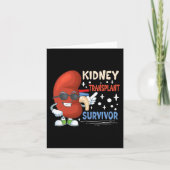 移植手術腎臓臓腎臓病 カード (正面)