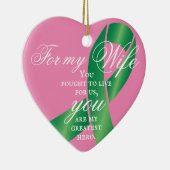 移植母の日妻セラミックカスタムオルナム セラミックオーナメント (右)