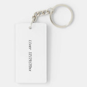 移植生存者グリーンリボントレンディーカスタム キーホルダー (裏面)