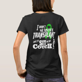 移植生存者女性歩く Tシャツ
