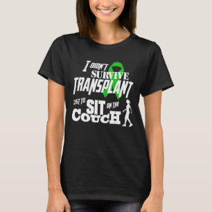 移植生存者女性歩く Tシャツ