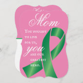 移植生存者母の日のカスタムカード (正面/裏面)