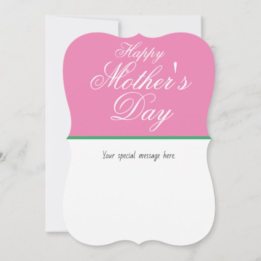 移植生存者母の日のカスタムカード (裏面)