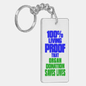 移植生存者、リビングプルーフ キーホルダー (正面左)
