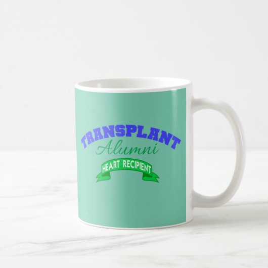 移植経験者 - 心臓移植の経験者 コーヒーマグカップ (右)