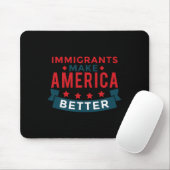 移民がアメリカをより良くする – Usa Resists マウスパッド (マウス)