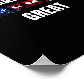 移民がアメリカをステッカー素晴らしにする ポスター (角)
