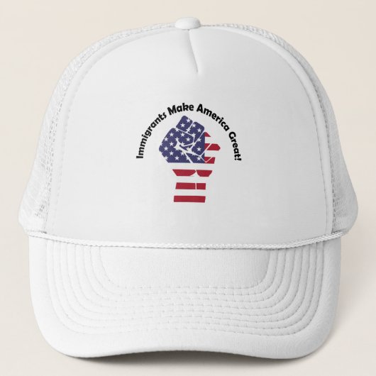 移民がアメリカを作素晴らしる キャップ (正面)