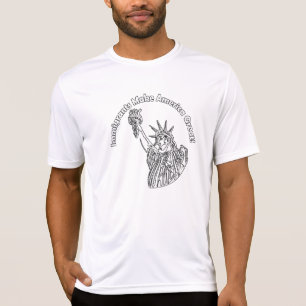 移民がアメリカを作素晴らしる Tシャツ