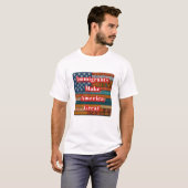 移民がアメリカを偉大にする Tシャツ (正面フル)
