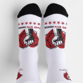 移民と共に立つ ソックス (上部)