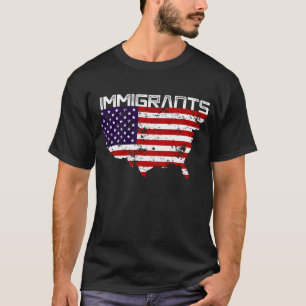 移民のデザイン Tシャツ