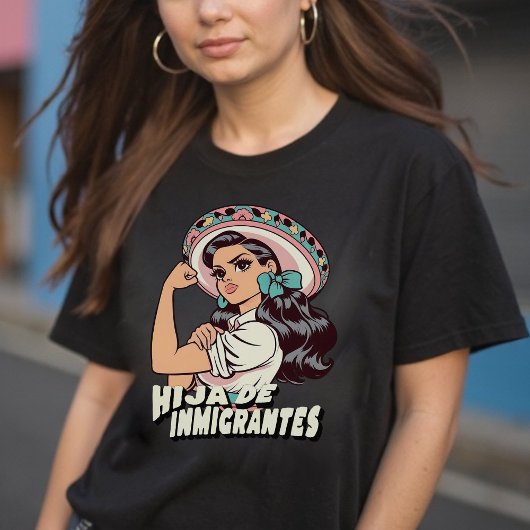 移民の娘ヒジャデインミグラントス Tシャツ