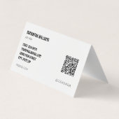 移民のQR写真 名刺 (裏面)