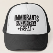 移民はアメリカを素晴らしくさせます キャップ (正面)