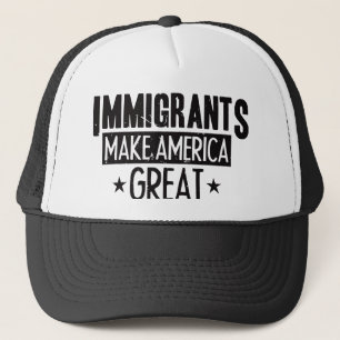 移民はアメリカを素晴らしくさせます キャップ