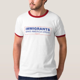 移民はアメリカを素晴らしくさせます Tシャツ