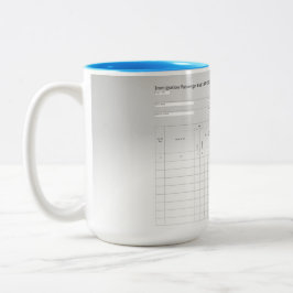 移民乗客リスト コーヒーマグ ツートーンマグカップ
