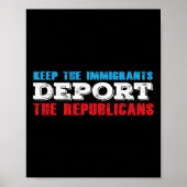 移民保はAの共和党員を退おもしろいける ポスター (正面)