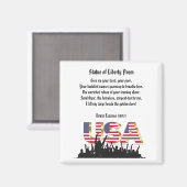 移民国家の自由の女神 マグネット (正面/裏面)