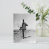 移民歩く- 1935 ポストカード (スタンド正面)