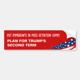 移民浮浪者 バンパーステッカー