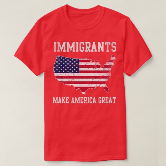 移民素晴らし Tシャツ (デザイン正面)