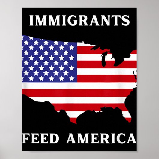 移民食べ物を与えアメリカ難民自由主義の権Ant ポスター (正面)