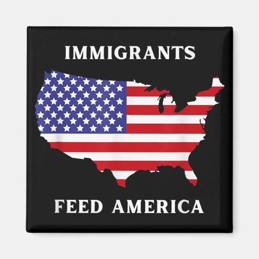 移民食べ物を与えアメリカ難民自由主義の権Ant マグネット (正面)