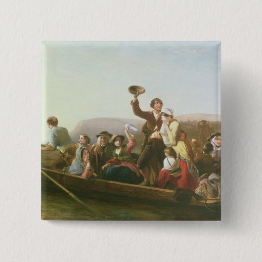 移民 缶バッジ (正面)